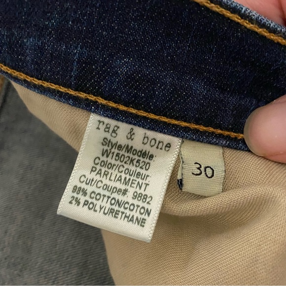Rag & Bone Skinny Jean in Parliament Blue size 30 - Picture 11 of 14